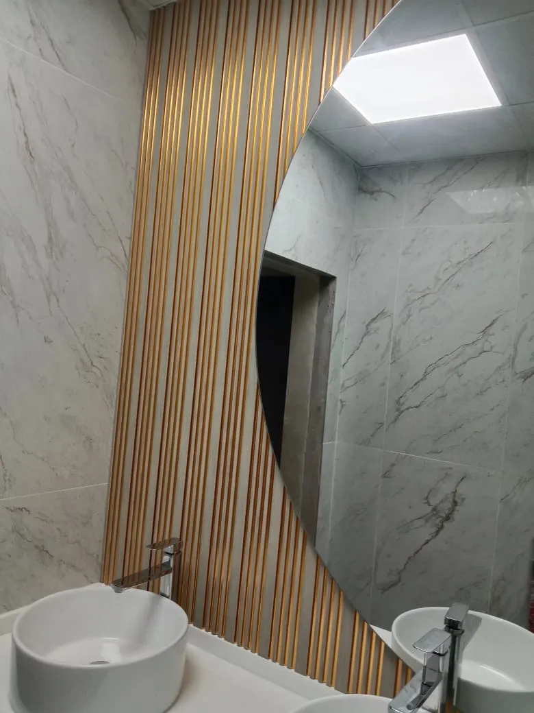 Bathroom vanity installation, Dubai villa interior fit-out — photo 1