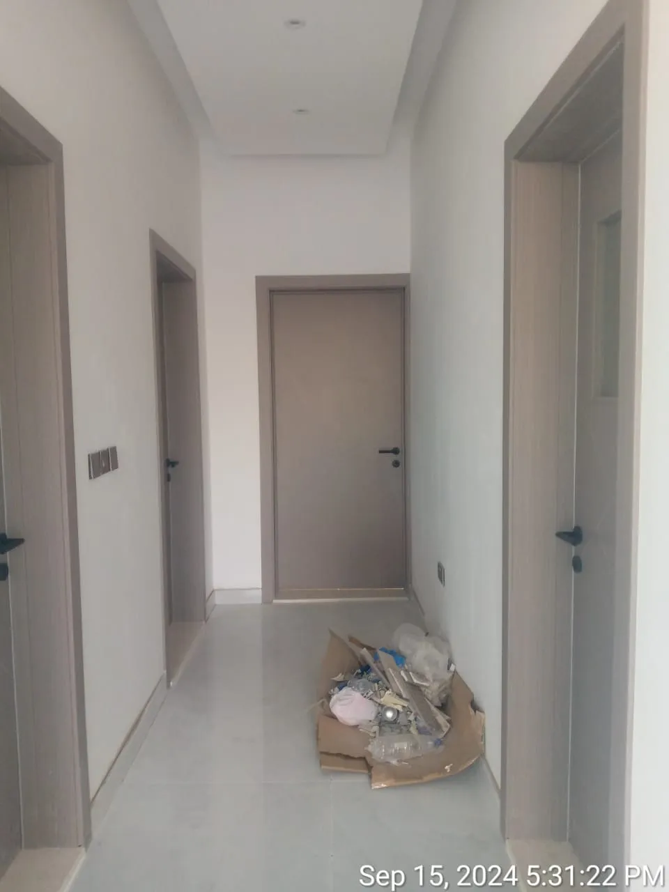 Feature door installation, Dubai villa interior fit-out — photo 3