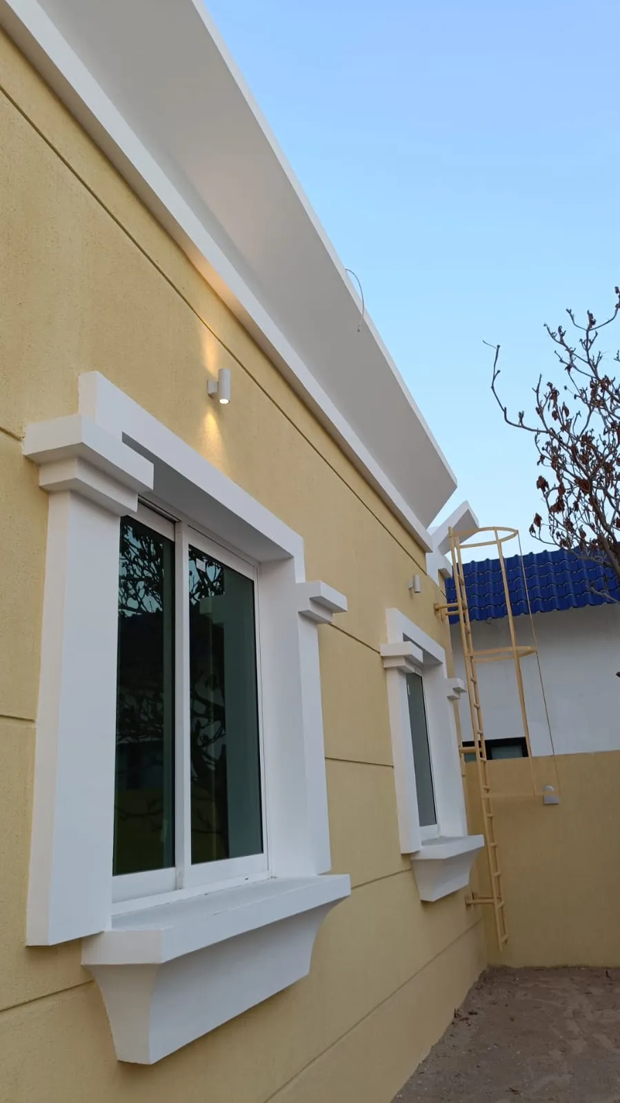 Villa exterior façade, Dubai villa construction site — photo 9